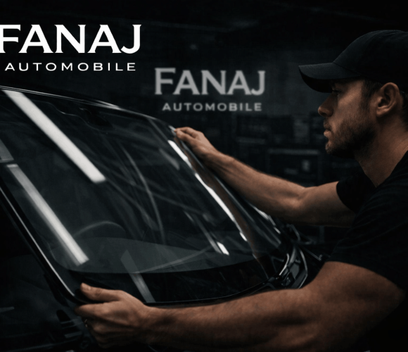 technician installs windshield in workshop (1) (1)